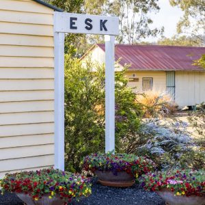 Esk town sign