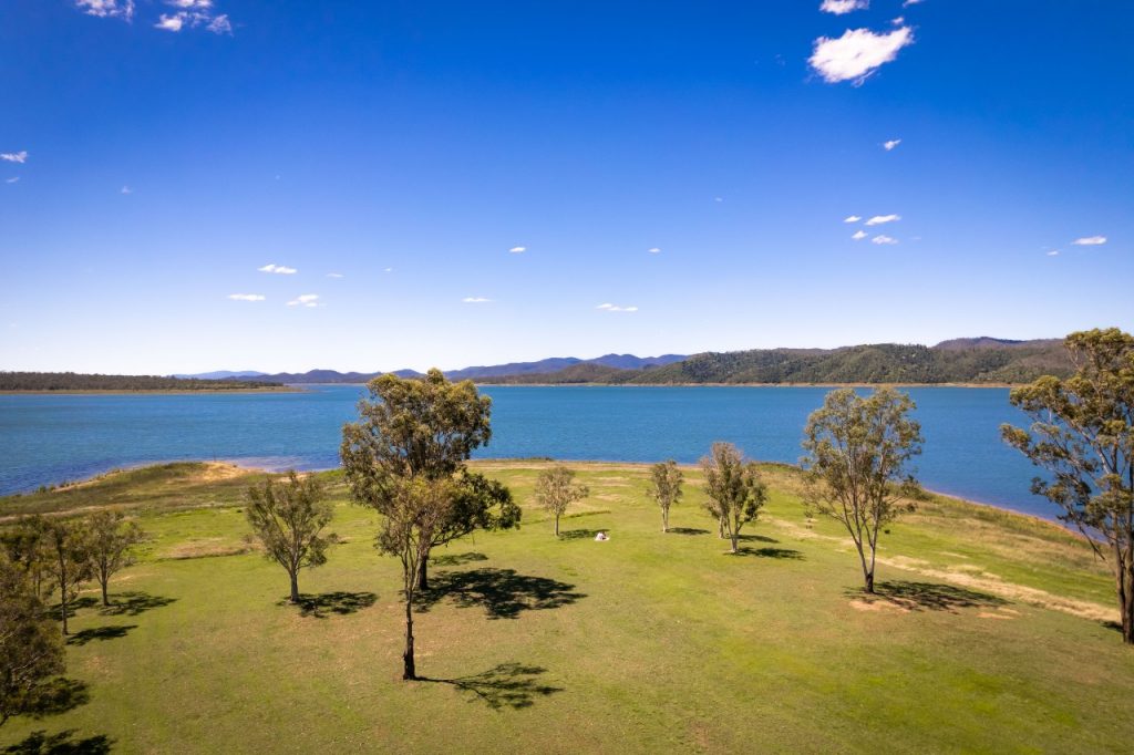 Lake Wivenhoe aerial view