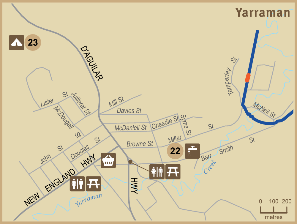 Yarraman map
