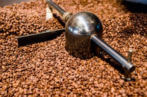 Coffee beans at Brisbane Valley Roaster, ready to be processed.