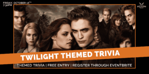 Twilight (Movie characters) Trivia poster for the Exchange Hotel Kilcoy 16 October 2026