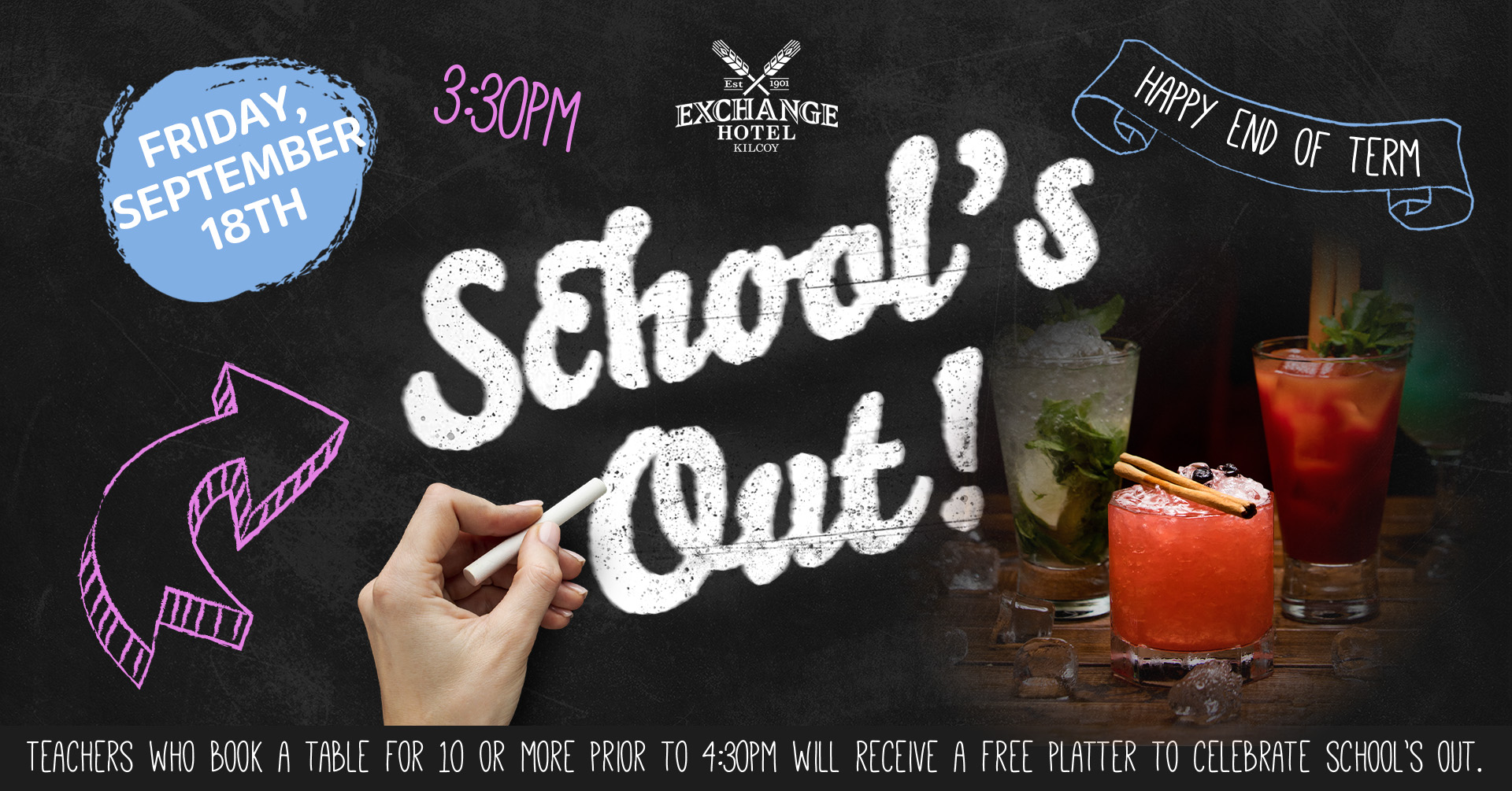 Exchange Hotel Kilcoy_Schools Out