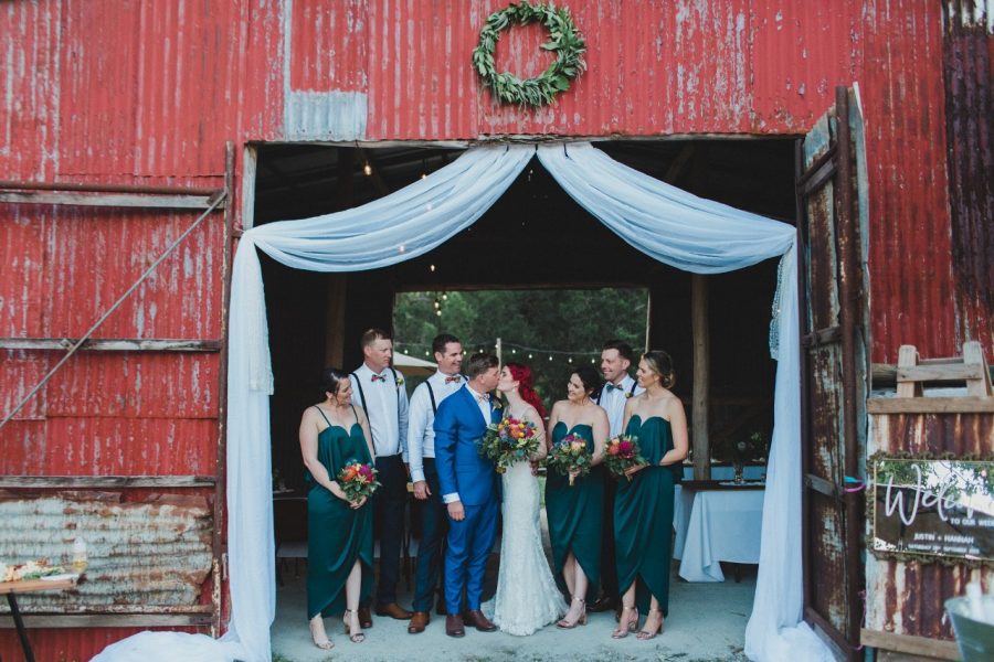 Bebe's Country Weddings big red barn