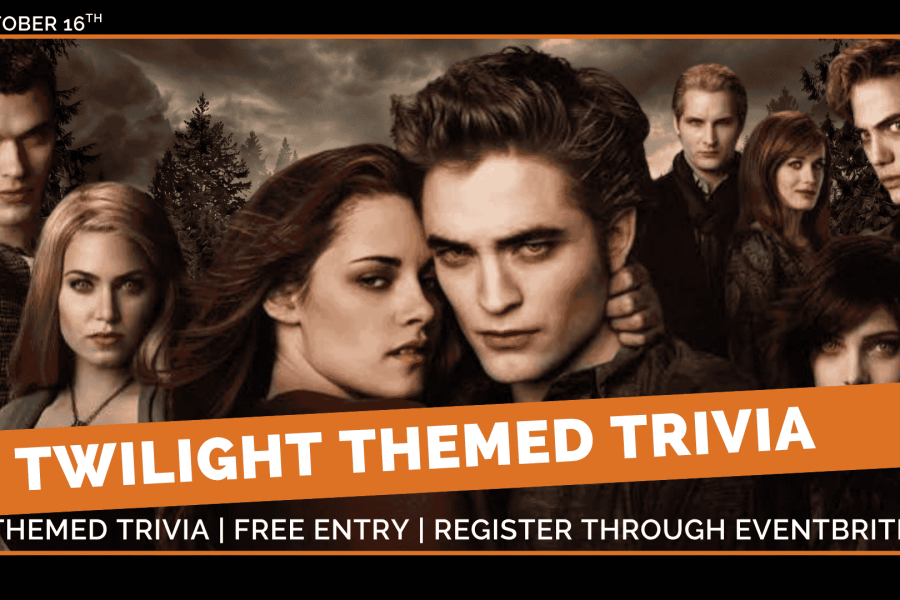 Twilight (Movie characters) Trivia poster for the Exchange Hotel Kilcoy 16 October 2026
