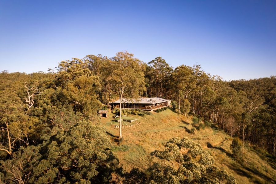 The Stonehouse Retreat aerial view