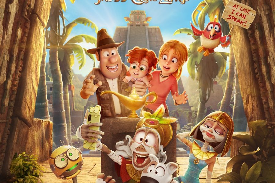 Cartoon Movie poster for Tad and the Magic Lamp